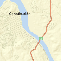 Constitución Street Map