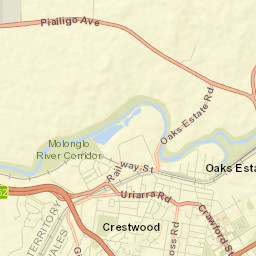 Crestwood Street Map