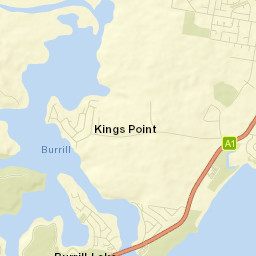Burrill Lake Street Map