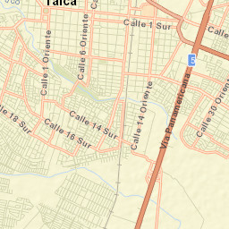 Talca Street Map
