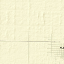 Caleufú Street Map