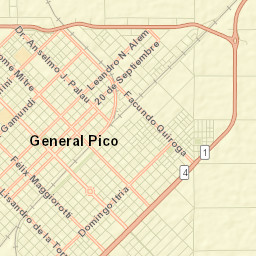 General Pico Street Map