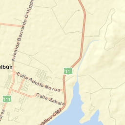 Colbún Street Map