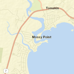 Tomakin Street Map