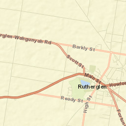Rutherglen Street Map