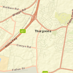 Thurgoona Street Map