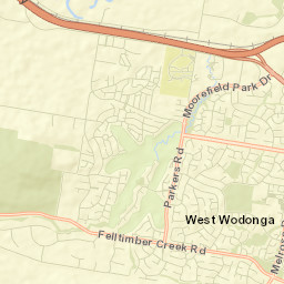 West Wodonga Street Map