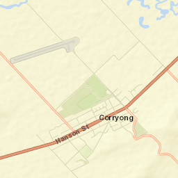 Corryong Street Map