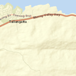 Tallangatta Street Map