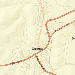 Cooma Street Map