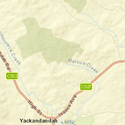 Yackandandah Street Map