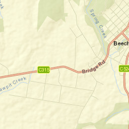 Beechworth Street Map
