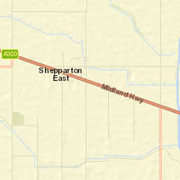 Shepparton East Street Map