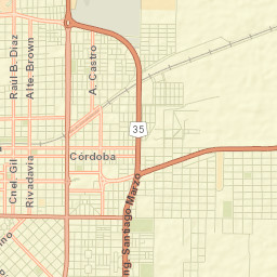 Santa Rosa Street Map