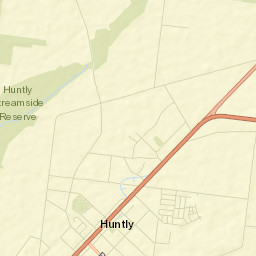 Huntly Street Map