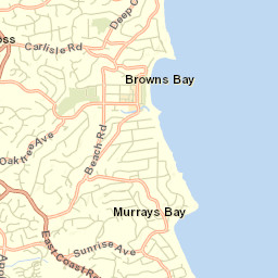 Murrays Bay Street Map