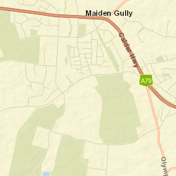 Maiden Gully Street Map