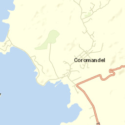 Coromandel Street Map