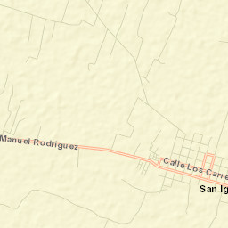 San Ignacio Street Map