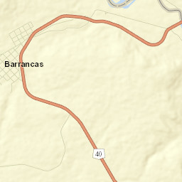 Barrancas Street Map