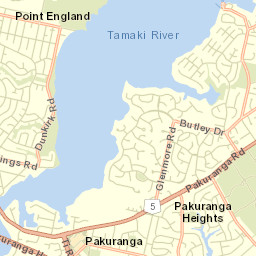 Tamaki Street Map