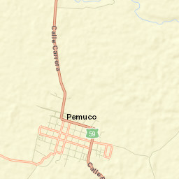 Pemuco Street Map