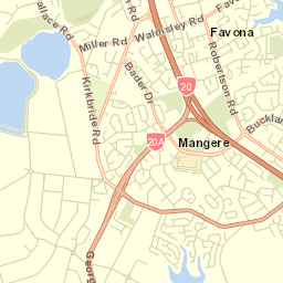 Mangere Street Map