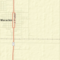 Macachín Street Map