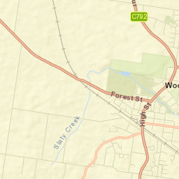 Woodend Street Map