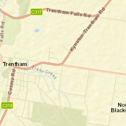 Trentham Street Map