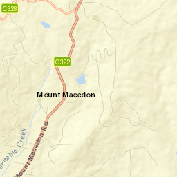 Mount Macedon Street Map