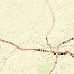 Beaufort Street Map