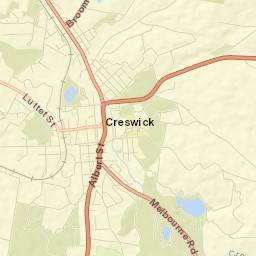 Creswick Street Map