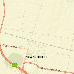New Gisborne Street Map