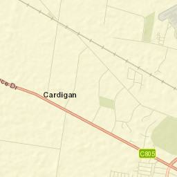 Ballarat North Street Map