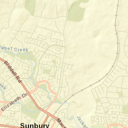 Sunbury Street Map