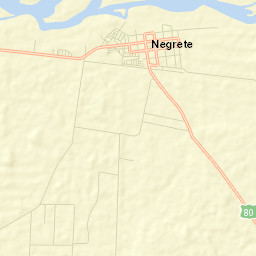 Negrete Street Map