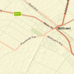 Millicent Street Map