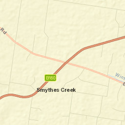 Smythes Creek Street Map