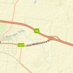 Ballan Street Map