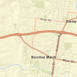 Bacchus Marsh Street Map