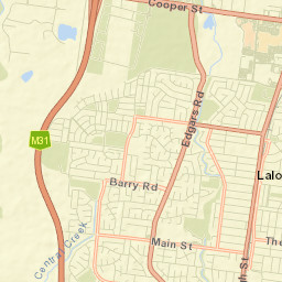 Lalor Street Map