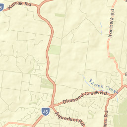 Diamond Creek Street Map