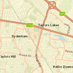 Taylors Lakes Street Map