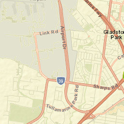 Gladstone Park Street Map