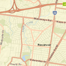 Reservoir Street Map
