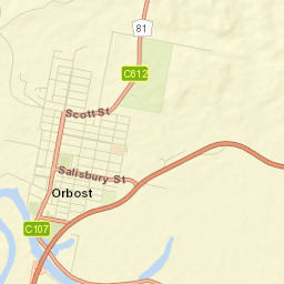 Orbost Street Map