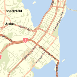 Tauranga Street Map