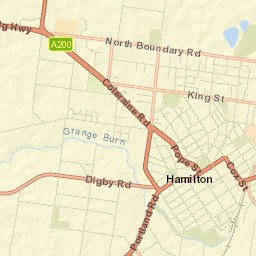 Hamilton Street Map