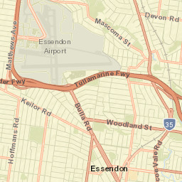 Essendon Street Map